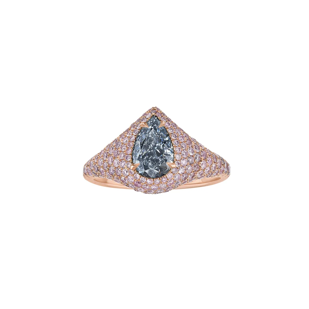 1.01 Carat Pear Statement | Royal Blue Sapphire | 18K Gold | Colour-Collector’s Treasure