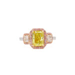 2.01 Carat Radiant Diamond Ring | Fancy Yellow | 18K Gold | Rare Fancy-Color Splendour