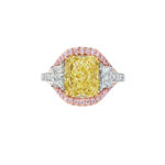 3.77 Carat Radiant Statement | Fancy Yellow | 18K Gold | A Crown-Worthy Fancy Rarity