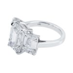 10.16 Carat Emerald Diamond Ring | 18K Gold | Iconic Presence - Image 2