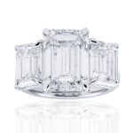 10.16 Carat Emerald Diamond Ring | 18K Gold | Iconic Presence