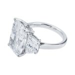 12.45 Carat Radiant Diamond Ring | Brilliant White | 18K Gold | Unparalleled Brilliance - Image 3