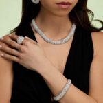 Round Brilliant Statement | Brilliant White | 18K Gold | Elegant Sparkle | Modern Classic