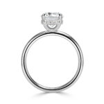 1 Carat Round Brilliant Diamond Ring | Brilliant White | 14K White Gold | Elegant Sparkle - Image 4