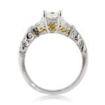 1.5 Carat Radiant Diamond Ring | Brilliant White | 14K White Gold | Classic Charm - Image 4