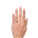 1.5 Carat Radiant Diamond Ring | Brilliant White | 14K White Gold | Pure Sophistication - Image 4