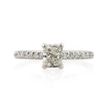 1.5 Carat Radiant Diamond Ring | Brilliant White | 14K White Gold | Pure Sophistication