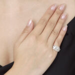 4 Carat Princess Statement | Type IIa | Brilliant White / D color | FL/IF | 14K White Gold