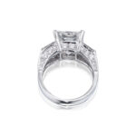 4 Carat Princess Statement | Brilliant White / D color | VVS | 14K White Gold - Image 4