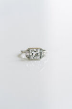 1 Carat Princess Statement | Brilliant White | 14K White Gold | Classic Charm - Image 3