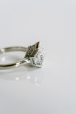 1 Carat Princess Statement | Brilliant White | 14K White Gold | Classic Charm - Image 4