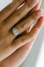 1 Carat Princess Statement | Brilliant White | 14K White Gold | Classic Charm - Image 7