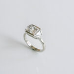 1 Carat Princess Statement | Brilliant White | 14K White Gold | Classic Charm