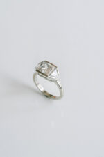 1 Carat Princess Statement | Brilliant White | 14K White Gold | Classic Charm