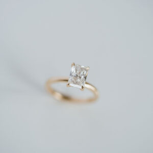 2 Carat Radiant Statement | Brilliant White | 14K White Gold | Quiet Power | Collector-Grade