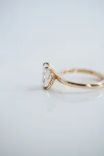 1.5 Carat Radiant Statement | Brilliant White | 14K White Gold | Graceful Brilliance