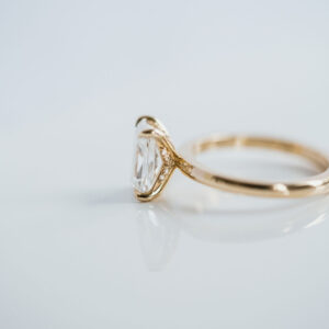 1.5 Carat Radiant Statement | Brilliant White | 14K White Gold | Graceful Brilliance