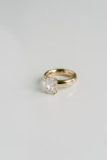 2 Carat Radiant Statement | Brilliant White | 14K White Gold | Effortless Elegance - Image 2