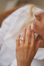 2 Carat Radiant Statement | Brilliant White | 14K White Gold | Effortless Elegance - Image 4