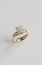 2 Carat Radiant Statement | Brilliant White | 14K White Gold | Effortless Elegance