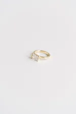 1.5 Carat Radiant Statement | Brilliant White | 14K White Gold | Elegant Sparkle