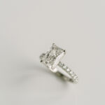 2.6 Carat Radiant Statement | Brilliant White | 14K White Gold | A Classic Statement