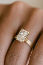 2.1 Carat Radiant Statement | Brilliant White | 14K White Gold | Effortless Elegance - Image 4