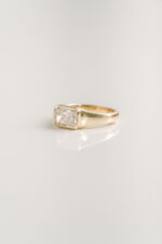 1 Carat Radiant Diamond Ring | Brilliant White | SI | 14K White Gold | Graceful Brilliance - Image 2