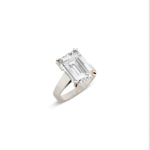 6.4 Carat Round Brilliant Statement | Brilliant White | VS | 14K White Gold
