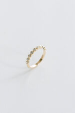 Round Brilliant Band | Brilliant White | 14K White Gold | Elegant Sparkle | Collector-Grade - Image 3