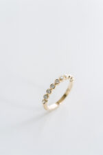 Round Brilliant Band | Brilliant White | 14K White Gold | Elegant Sparkle | Collector-Grade