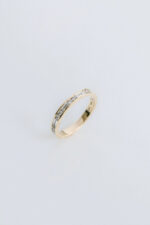 Round Brilliant Band | Brilliant White | 14K White Gold | Graceful Brilliance - Image 2