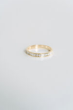 Round Brilliant Band | Brilliant White | 14K White Gold | Graceful Brilliance - Image 4