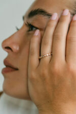 Round Brilliant Band | Brilliant White | 14K White Gold | Pure Sophistication - Image 5