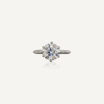 2.26 Carat Round Brilliant Statement | Brilliant White / D color | VVS | 14K White Gold - Image 2
