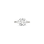 2.39 Carat Round Brilliant Statement | Brilliant White | 18K White Gold | Modern Nobility