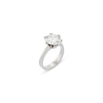 3 Carat Round Brilliant Statement | Brilliant White / F color | SI | 14K White Gold - Image 3