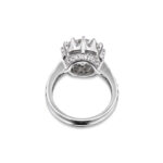 4.42 Carat Round Brilliant Statement | Brilliant White / D color | VVS | 14K White Gold - Image 3