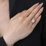 4.42 Carat Round Brilliant Statement | Brilliant White | VS | 14K White Gold - Image 4