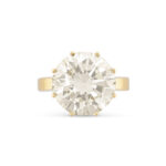 6.9 Carat Round Brilliant Statement | Brilliant White | 18K Yellow Gold | Refined Grandeur - Image 3