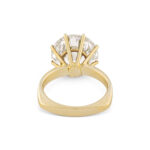 6.9 Carat Round Brilliant Statement | Brilliant White | 18K Yellow Gold - Image 4