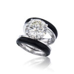 7.02 Carat Round Brilliant Statement | Brilliant White | 14K White Gold