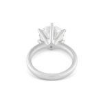7 Carat Round Brilliant Statement | Brilliant White / J color | VS | 18K White Gold - Image 4