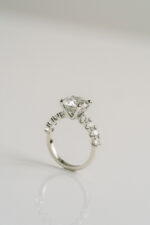 1.5 Carat Round Brilliant Statement | Brilliant White | 14K White Gold | Refined Light - Image 2