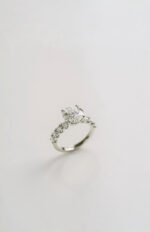 1.5 Carat Round Brilliant Statement | Brilliant White | 14K White Gold | Refined Light - Image 3