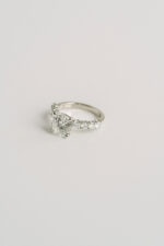 1.5 Carat Round Brilliant Statement | Brilliant White | 14K White Gold | Refined Light - Image 4