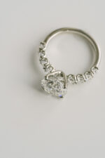 1.5 Carat Round Brilliant Statement | Brilliant White | 14K White Gold | Refined Light - Image 5