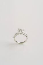 1.5 Carat Round Brilliant Statement | Brilliant White | 14K White Gold | Refined Light