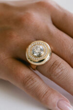 1 Carat Round Brilliant Diamond Ring | Brilliant White | SI | 14K White Gold - Image 5