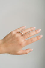 Round Brilliant Band | Brilliant White | 14K White Gold | Classic Charm | Modern Classic - Image 4